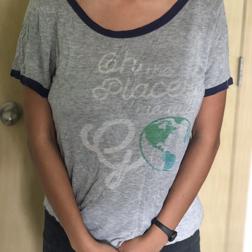 Grey Sunset & Rose T-Shirt